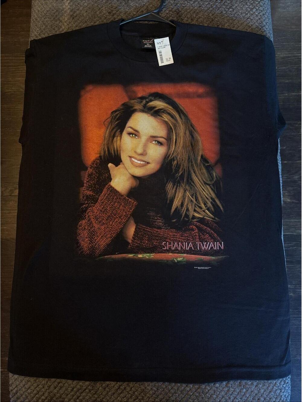 Vtg 1998 Shania Twain XL T Shirt PolyGram Single Stitch Deadstock NWT Country